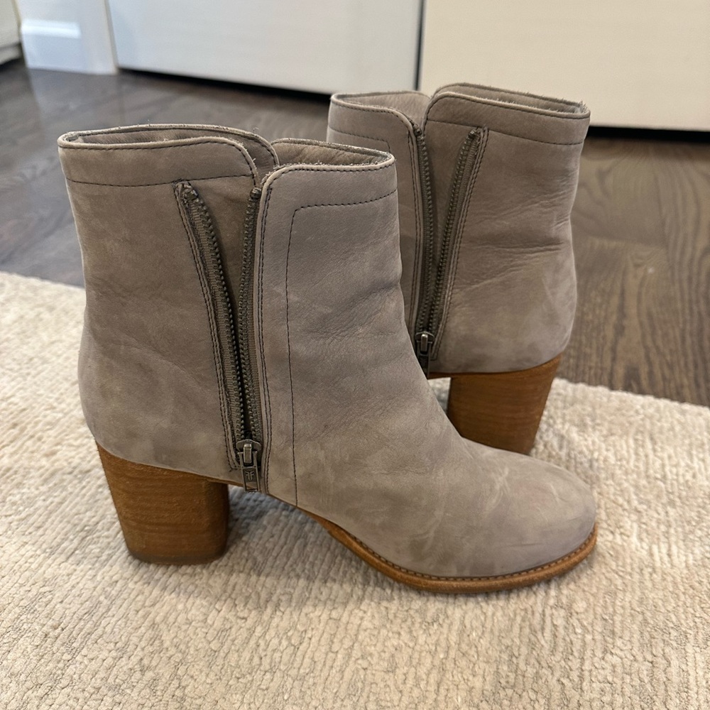 Frye zip ankle boots